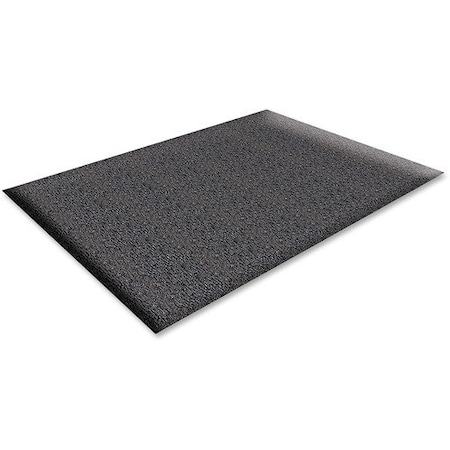 Genuine Joe Genuine Joe Floor Mat, Anti-Fatigue, Thick Vinyl, 2ft x3ft , Black GJO70370